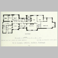 Lorimer, House at North Berwick, Ground plan, Walter Shaw Sparrow, Our homes,1909, p. 163.jpg